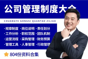 企业公司管理制度大全