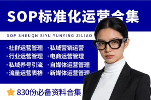 运营SOP标准化流程管理资料